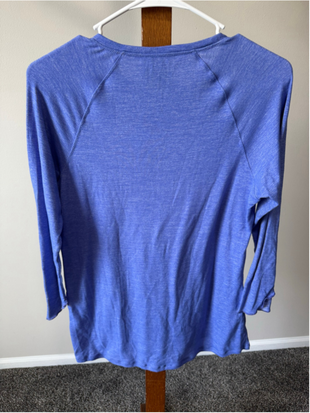 Women's Patagonia 3/4 Sleeve Tee - Blue - Size M - Butter Soft - Picture 8 of 9